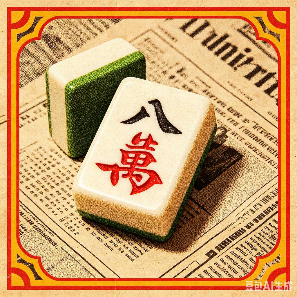 hand painted mahjong tiles
